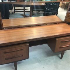 ■ioy0102■G-PLAN/ジープラン　デスクドレッサー■英国/ヴィンテージ/ミラードレッサー/鏡/机/デスク/学習机/書斎机■