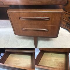 ■ioy0102■G-PLAN/ジープラン　デスクドレッサー■英国/ヴィンテージ/ミラードレッサー/鏡/机/デスク/学習机/書斎机■