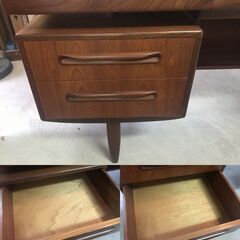 ■ioy0102■G-PLAN/ジープラン　デスクドレッサー■英国/ヴィンテージ/ミラードレッサー/鏡/机/デスク/学習机/書斎机■