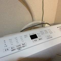 panasonic 洗濯機　保証書あり