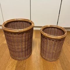 【ネット決済】藤の植木鉢カバー　2個セット
