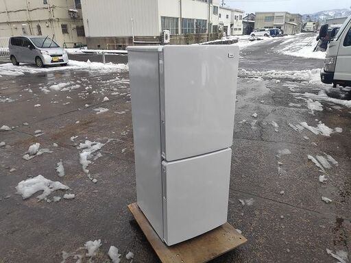 ハイアール　JR-NF148B　２ドア冷蔵庫　白色『美品中古』2019年 　【リサイクルショップサルフ】