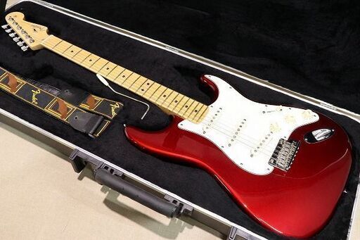 【苫小牧バナナ】美品 Fender USA American Standard Stratocaster Mystic Red アメスタ ストラト ハードケース付き 現品限り♪