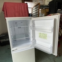 【リサイクルサービス八光　田上店　安心の1か月保証　配達・設置OK】シャープ SHARP SJ-D14A-W [冷蔵庫 （137L・つけかえどっちもドア） 2ドア ホワイト系]