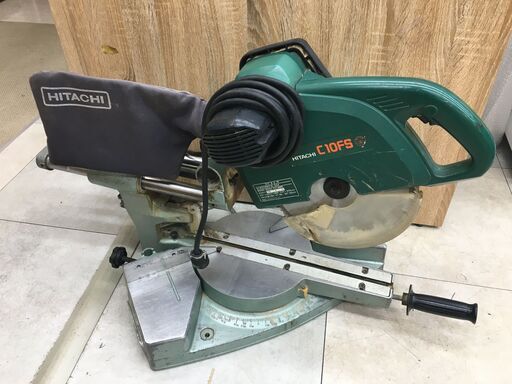 HITACHI 日立工機 ヒタチ 255mm 卓上スライド丸のこ C10FS 中古品
