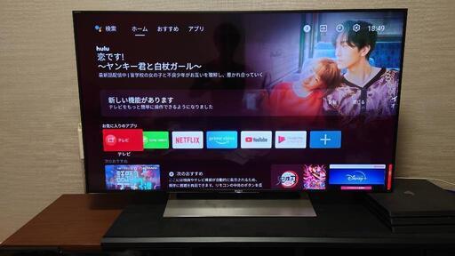 SONY BRAVIA 49インチ液晶テレビ KJ-49X9000E 4K 2018年製 ソニー