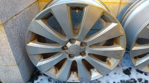 お話し中 スバル純正アルミ スタッドレスタイヤセット