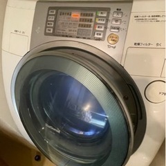 ドラム式洗濯機 ナショナル｢シャワー泡洗浄｣採用のななめドラム