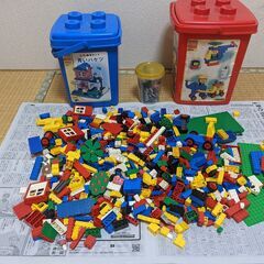 レゴ基本セット 赤いバケツ/青いバケツ