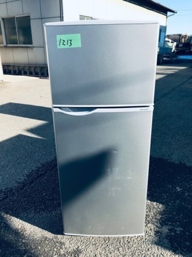 ✨2019年製✨1213番 SHARP✨ノンフロン冷凍冷蔵庫✨ SJ-H13E-S‼️