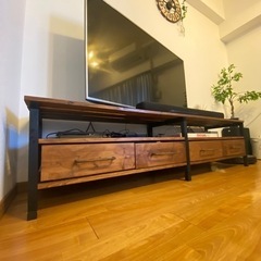 インダストリアル テレビボード180cm サイズオーダー可能 メ...