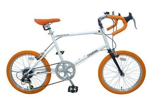 GRAPHIS(グラフィス) 自転車 ミニベロ 20インチ シマノ 外装7段変速
