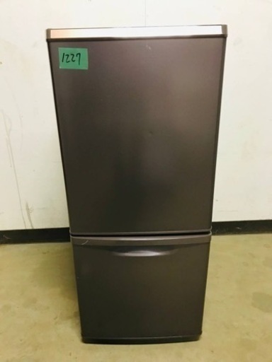 1227番 Panasonic✨ノンフロン冷凍冷蔵庫✨NR-B148W-T‼️