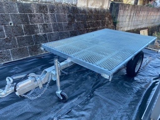 カーゴトレーラー　未使用　ダンプ機能　慣性ブレーキ付き