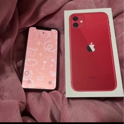 iPhone 11 (PRODUCT)RED 128 GB SIMフリー