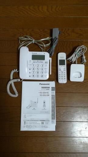電話機　子機一台付
