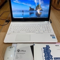 【お取引中です】NEC ノートパソコン  lavie  LS５５０／ＭＳＷ お取引中です】NEC ノートパソコン lavie LS550／MSW