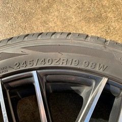 19インチ タイヤ ホイールセット     