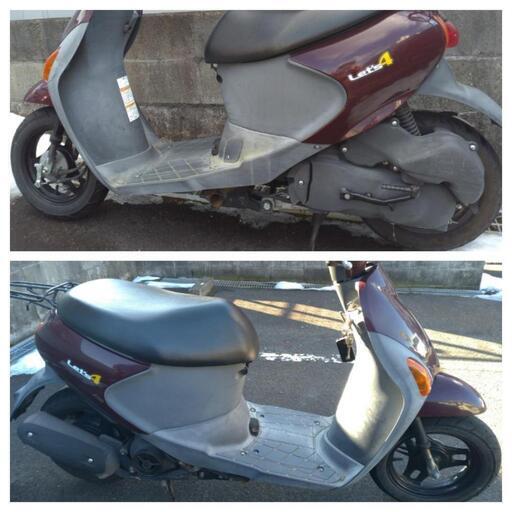 ※商談中※【SUZUKI】原付　レッツ4　実走行　9,300キロ　実動　廃車済【宮城県仙台市泉区】