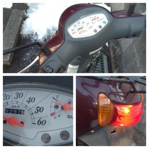 ※商談中※【SUZUKI】原付　レッツ4　実走行　9,300キロ　実動　廃車済【宮城県仙台市泉区】