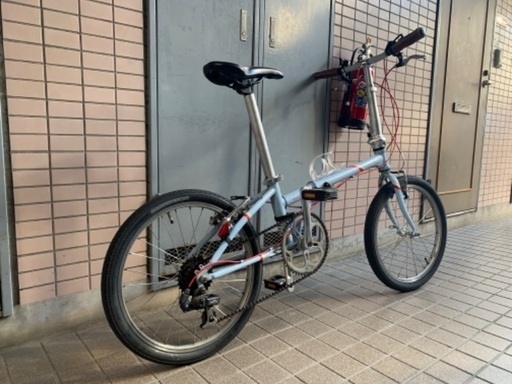 超破格☆定価５７０００円＋税☆ダホン☆ボードウォークＤ７☆クロモリフレーム☆折りたたみ自転車