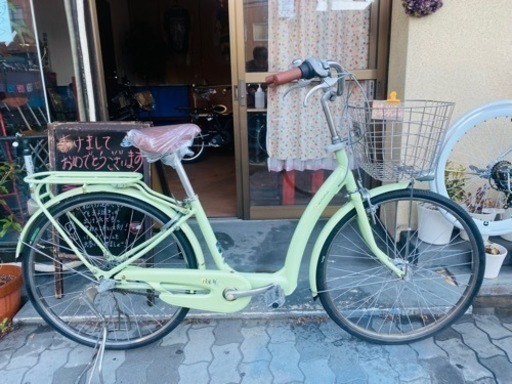 ブリジストンの中古自転車。新車だと4万円ほどの分です。オートライト