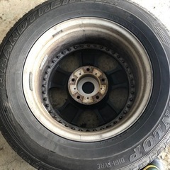 タイヤホイールセット　ランクル100で使ってました　　価格下げました