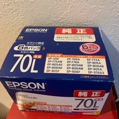 決定終了　EPSON 純正　6色パック　70L増量