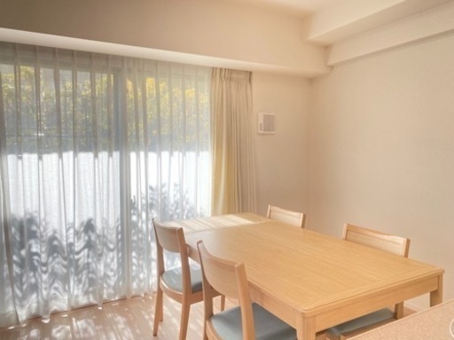 Toyo Furniture テーブルセット(4人) 天然木材 伸縮