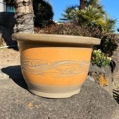 植木鉢　ヴィンテージ　国産陶器
