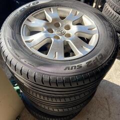 🌞215/65R16⭐2020年！アルファード、ヴェルファイア等に！バリ山！美品！TOYO製トヨタ純正アルミホイール付サマータイヤ入荷しました🌞