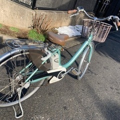 一旦受付中止します‼️パナソニック電動自転車、26インチ、3段ギアお話し早い方^_^