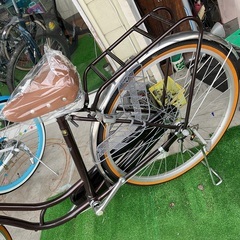 新古車　塩野自転車　26インチ　ブラウン
