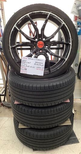 RAYS gram LIGHT 57FXX / YOKOHAMA BulEarth GT 19インチタイヤホイール 4本セット  8.5J×19＋45 114.3-5H/235/40-19【ユーズドユーズ名古屋天白店】 J1416
