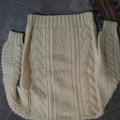 本場外国もの　手編みフィッシャーマンセーター　新品.未使用品  35.000円→20.000円サイズ　L.　LL　大き目