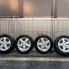 【中古】【タイヤ】スクラムバンから取り外した　4穴　155/65r13