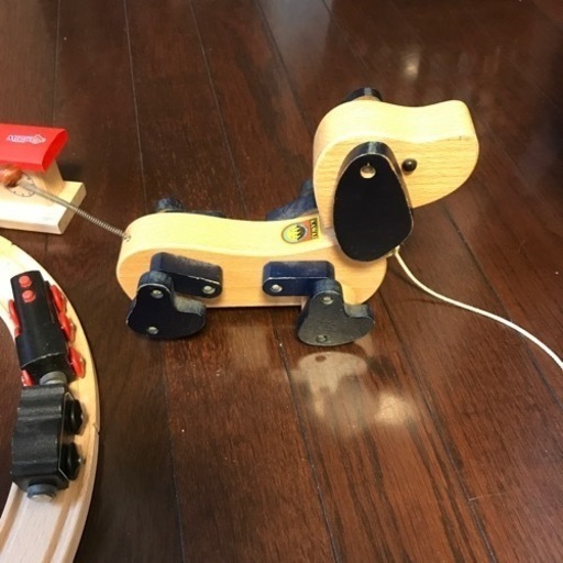 木のレール電車おさんぽワンワン ちろ 御殿場のおもちゃの中古あげます 譲ります ジモティーで不用品の処分