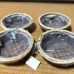 【ネット決済】花入かご4点セット