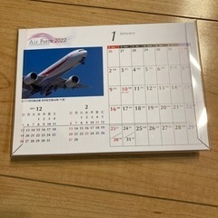 航空機　卓上カレンダー