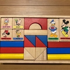 【ネット決済】ディズニー　知育玩具/積み木