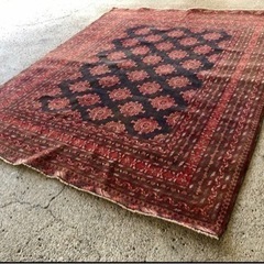 【ネット決済】257×206cm アフガニスタン産 絨毯 ラグ ...