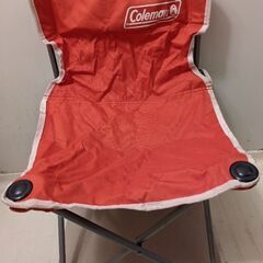 Coleman コンパクトクッションチェア中古 (赤)