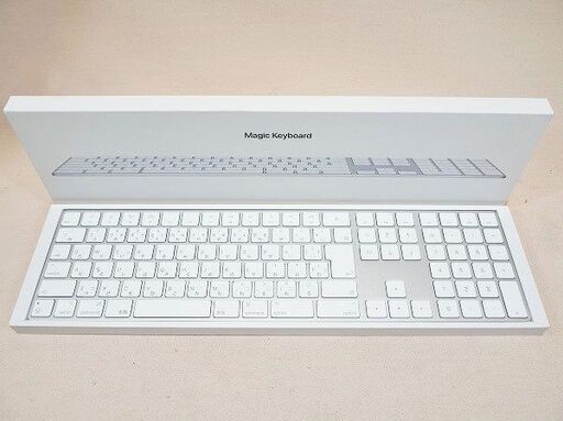 【苫小牧バナナ】Apple/アップル MQ052J/A Magic Keyboard/マジックキーボード シルバー テンキー付き 動作品♪