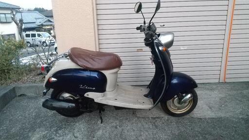 最高速60kmオーバー　バッテリー、リアタイヤ、エアフィルター、シート新品　ヤマハ　ビーノ