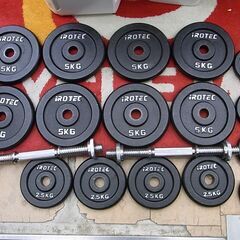 取り置き中 IROTEC アイロテック ダンベル 60kg 片手30kg×2個セット