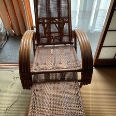 【ネット決済】籐家具　アンティーク　座椅子