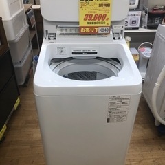 K040☆Panasonic製☆2019年製7㌔/洗濯機☆6ヵ月保証