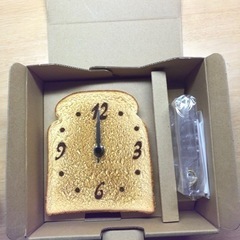 【絶版】パンの食品サンプル時計