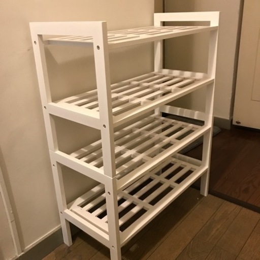 Salut スリーコインズシューズラック２段 はーぼ 中板橋の家具の中古あげます 譲ります ジモティーで不用品の処分