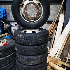 キャンター等に　205/85R16 117/115L スタッドレスホイール付